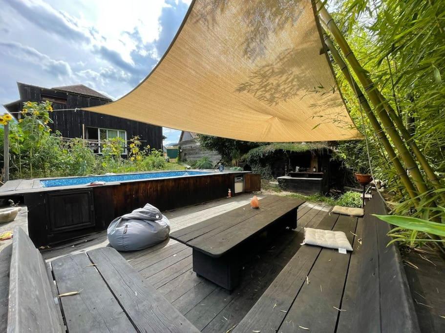 Ferienwohnung La Tiny House De Chaparon Lathuile Exterior foto